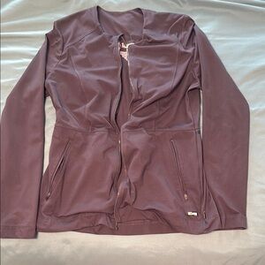 Women's gray scrub jacket